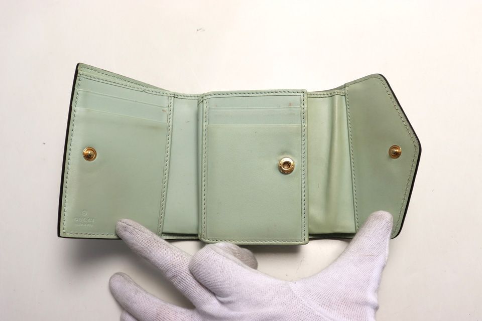 Gucci GG Compact Wallet Leather Trifold — view 4