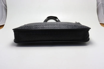 Loewe Repeat Anagram Leather Business Briefcase — view 3