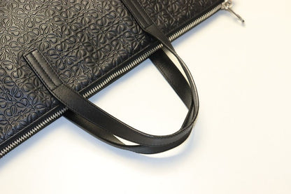 Loewe Repeat Anagram Leather Business Briefcase — view 6