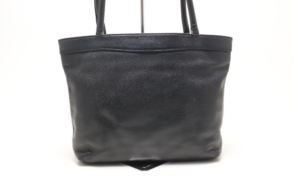 Chanel Caviar Leather CC Logo GD Tote — view 2