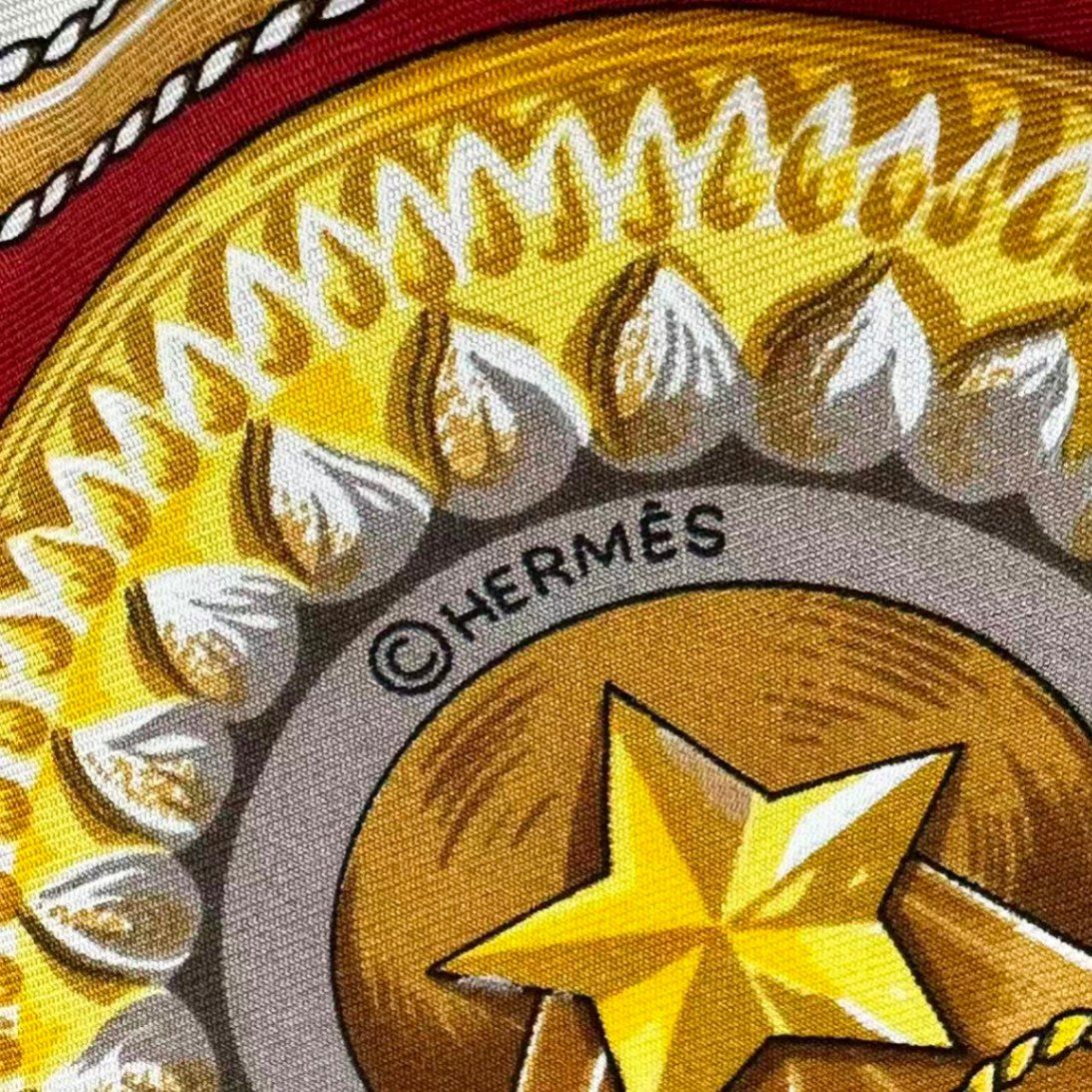 Hermes Carre 90 Scarf Silk Chevaux de Trait Taima — view 4