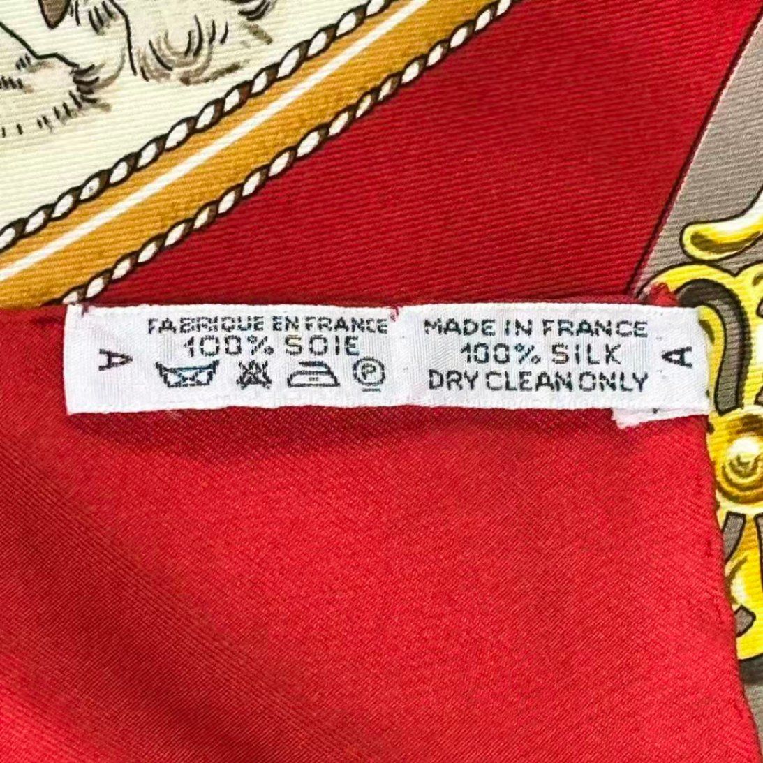 Hermes Carre 90 Scarf Silk Chevaux de Trait Taima — view 8
