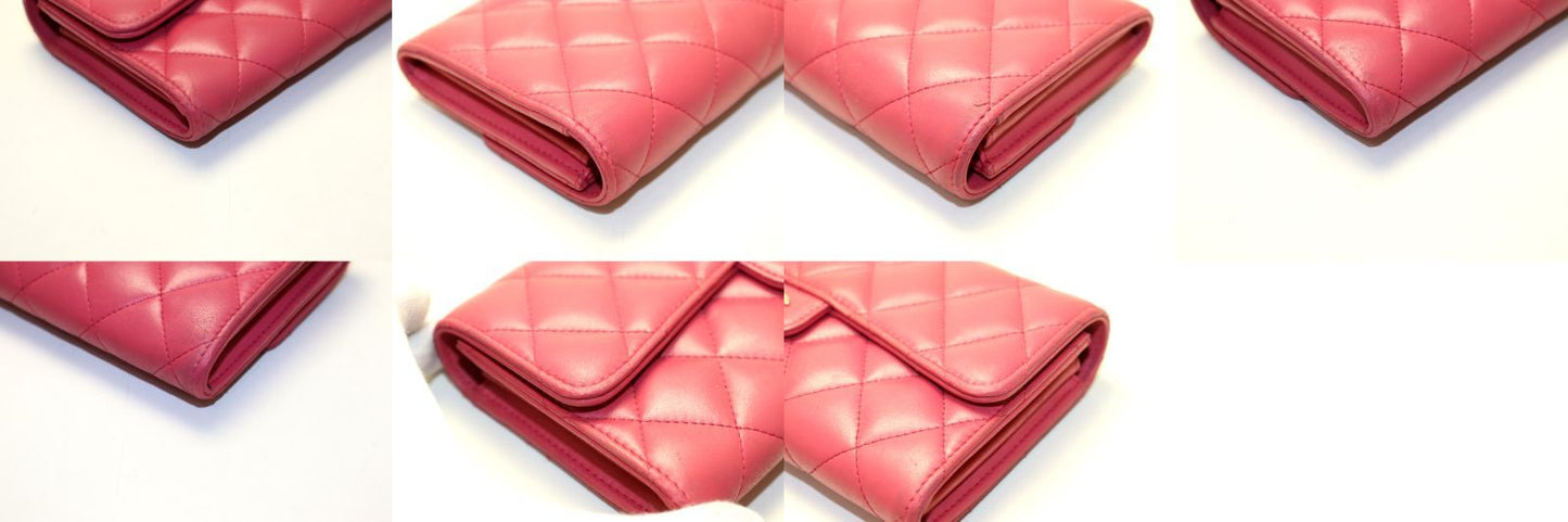 Chanel 26 Quilted Leather Bifold Wallet — view 9
