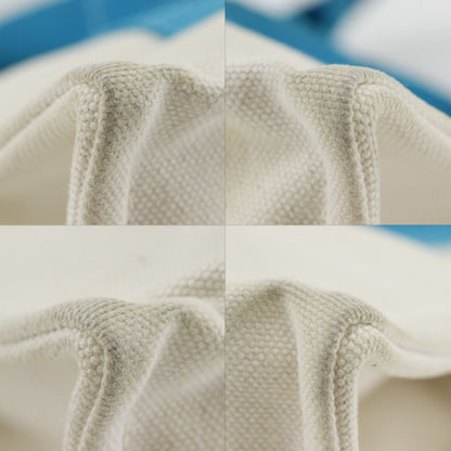 Hermes Bora PM Canvas White Tote — view 4