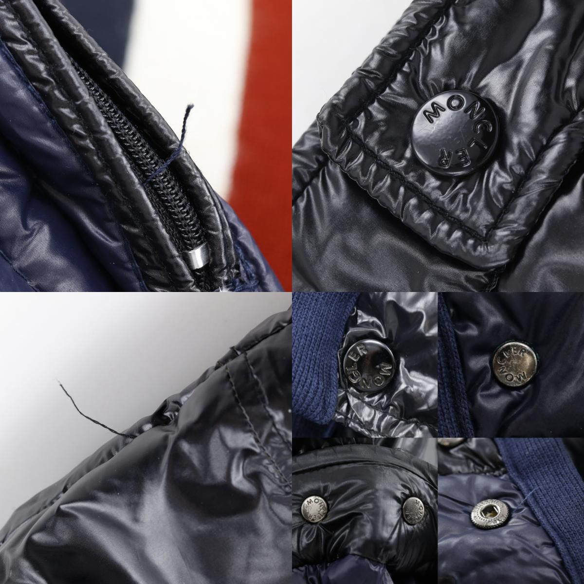 Moncler K2 Nylon Black Down Jacket — view 8
