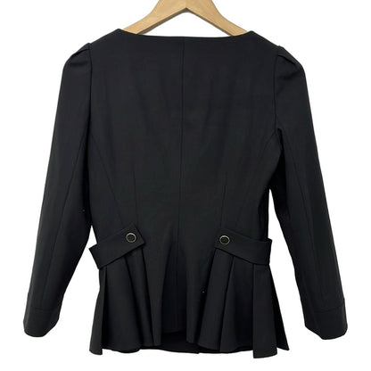 Fendi Jacket 40 M Black Long Sleeve Spring Autumn — view 2