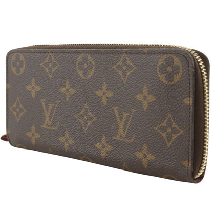 Louis Vuitton Portefeuille Clemence Zip Around Monogram Canvas Fuchsia — view 2