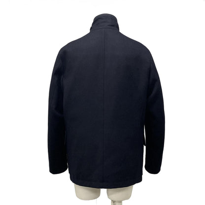Moncler Down Jacket 3 L Igor Dark Navy Winter Wool — view 2