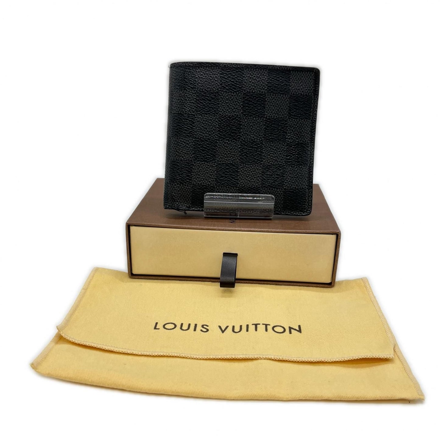 Louis Vuitton Bifold Wallet Damier Graphite Portefeuille Marco