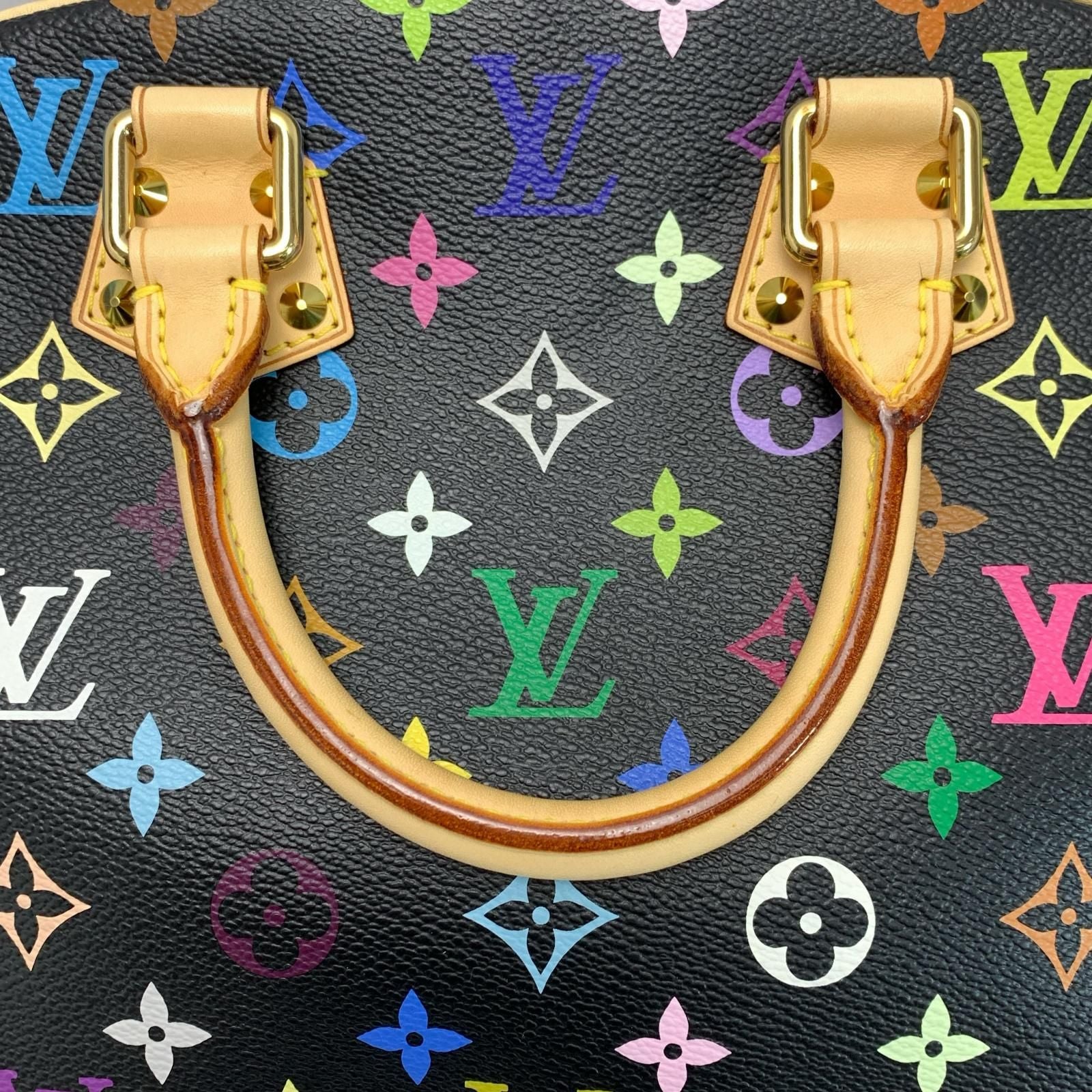 Louis Vuitton Monogram Multicolor Handbag Noir Gold — view 6