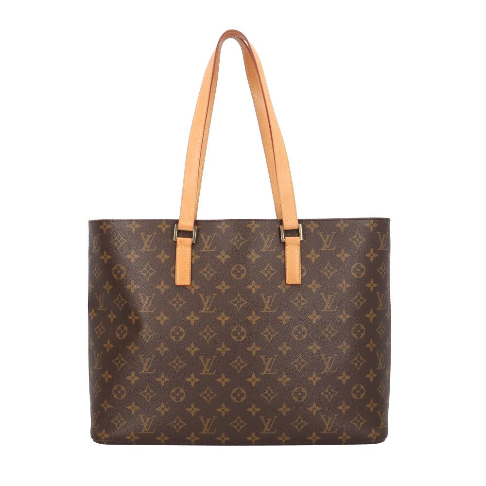 Louis Vuitton Monogram Tote Canvas Brown