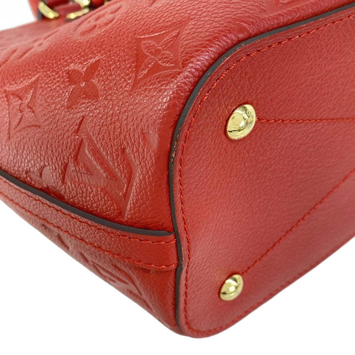 Louis Vuitton Handbag Monogram Empreinte Mazarine PM Cerise Leather — view 6