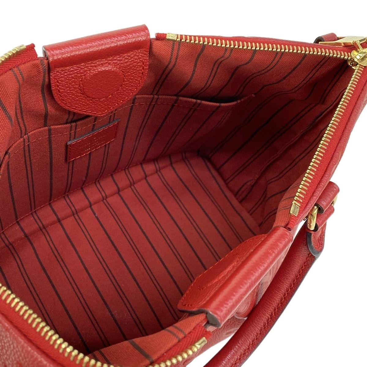 Louis Vuitton Handbag Monogram Empreinte Mazarine PM Cerise Leather — view 7