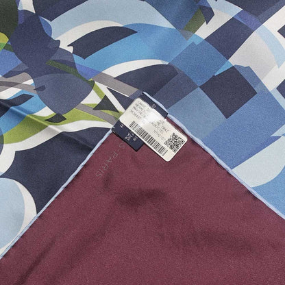 Hermes Carre 90 Double Face Drive ME Crazy Scarf — view 7