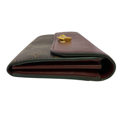 Louis Vuitton Wallet Bordeaux Flap Bifold Padlock Portefeuille Venus Monogram — view 5