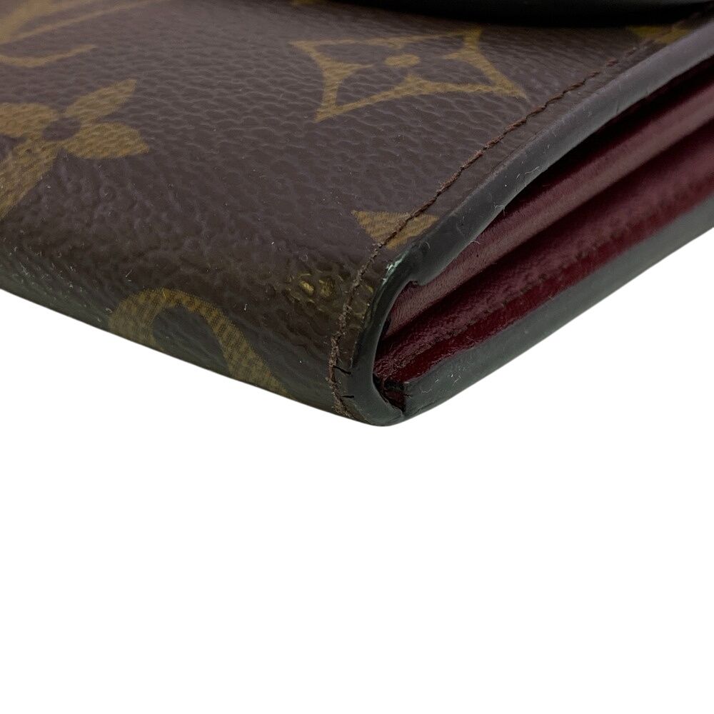 Louis Vuitton Wallet Bordeaux Flap Bifold Padlock Portefeuille Venus Monogram — view 4