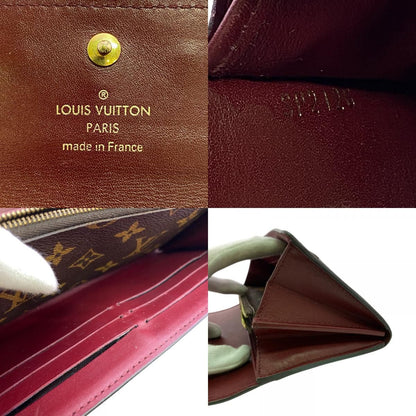 Louis Vuitton Wallet Bordeaux Flap Bifold Padlock Portefeuille Venus Monogram — view 8