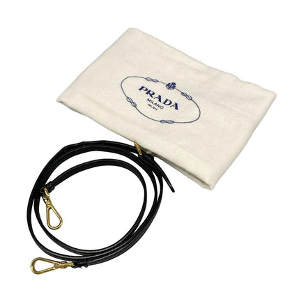 Prada Tote Double Small Black Leather — view 8