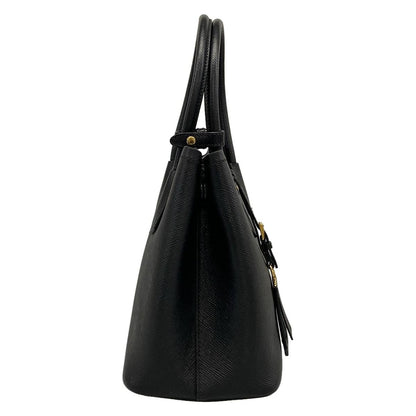Prada Tote Double Small Black Leather — view 2