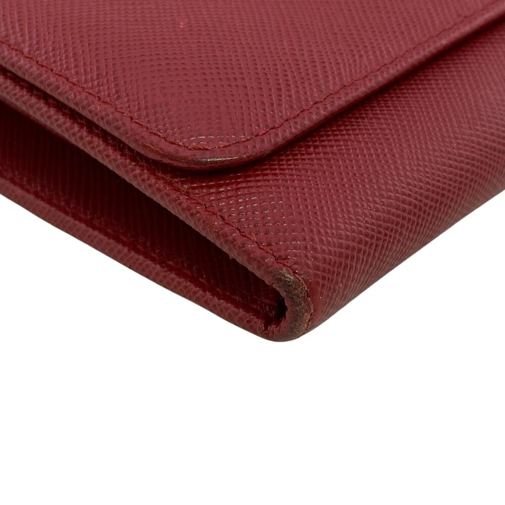 Prada Compact Saffiano Leather Bifold Wallet — view 3