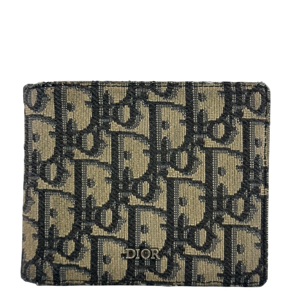 Dior Trotter Jacquard Bifold Wallet