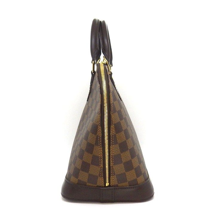 Louis Vuitton Handbag Alma Brown Damier Ebene Canvas Gold — view 3