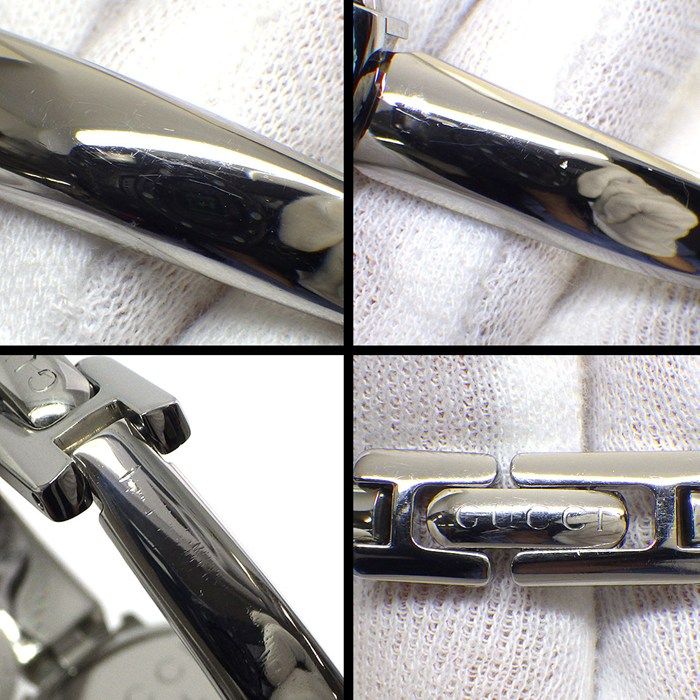 Gucci Watch Bangle Round GG Sunray Silver Dial SS — view 8