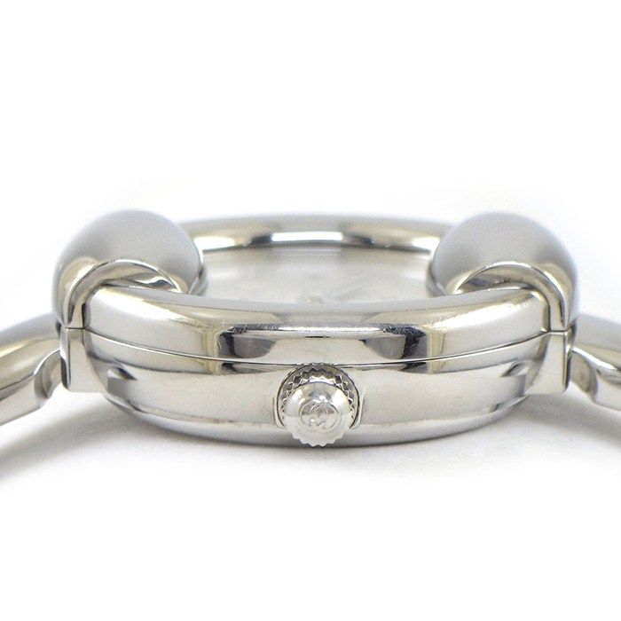 Gucci Watch Bangle Round GG Sunray Silver Dial SS — view 2