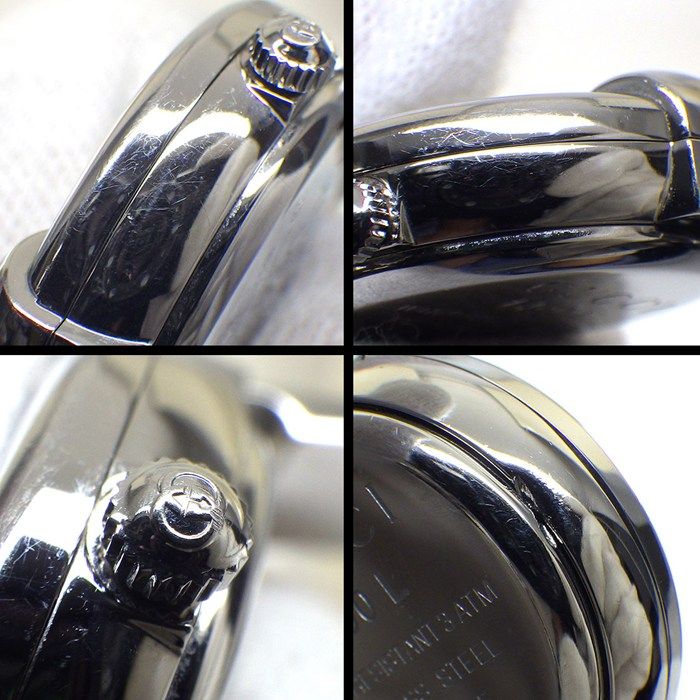 Gucci Watch Bangle Round GG Sunray Silver Dial SS — view 6