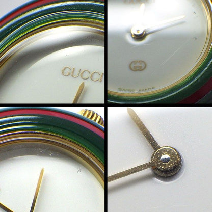 Gucci Watch Change Bezel 11 12 Multicolor 10 White Dial — view 5
