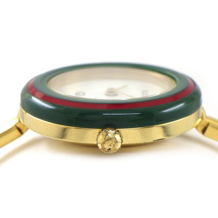 Gucci Watch Change Bezel 11 12 Multicolor 10 White Dial — view 2