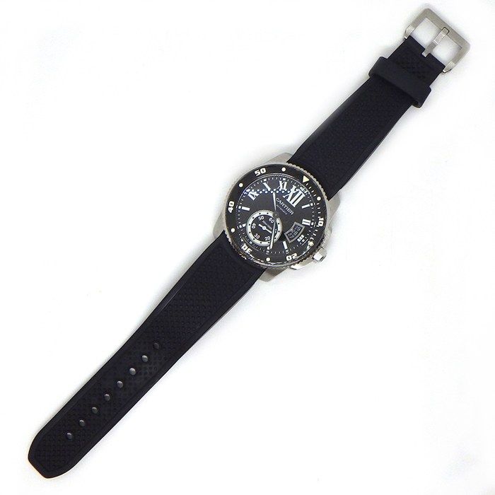 Cartier Watch Caliber Date Small Second Luminous Index Hand Rotating Bezel — view 3