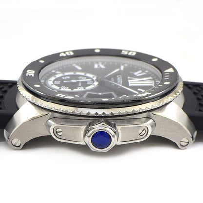 Cartier Watch Caliber Date Small Second Luminous Index Hand Rotating Bezel — view 2