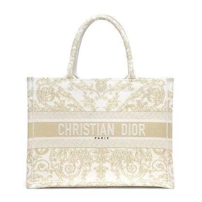 Dior Tote Book White Esque Butterfly Conelli Embroidery