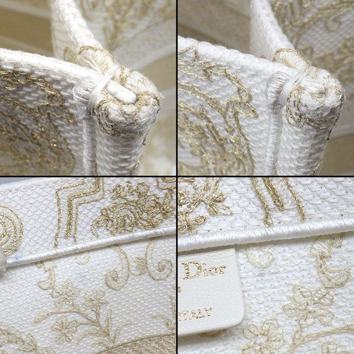 Dior Tote Book White Esque Butterfly Conelli Embroidery — view 8