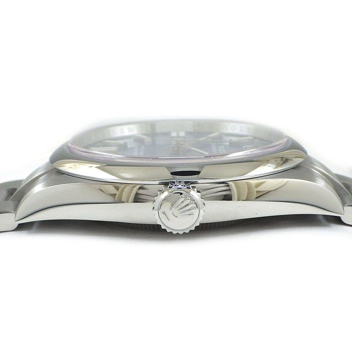 Rolex Watch Oyster Perpetual 41 Roulett Med Blue Dial Luminous Index Hands SS — view 2