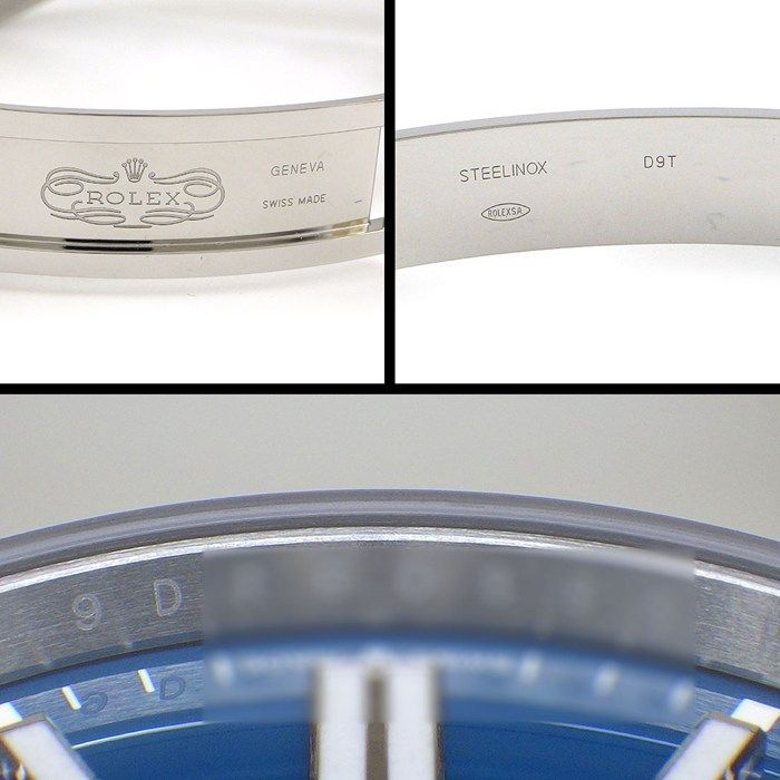Rolex Watch Oyster Perpetual 41 Roulett Med Blue Dial Luminous Index Hands SS — view 5
