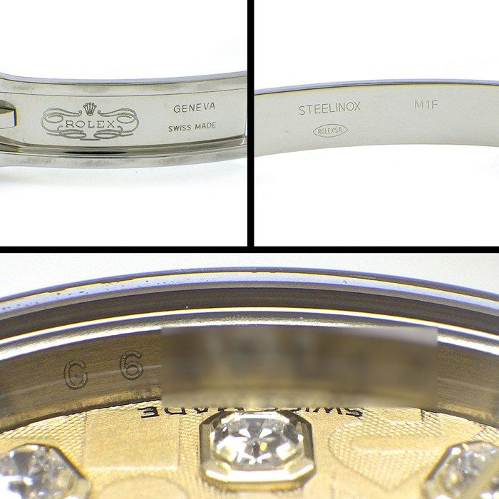 Rolex Watch Datejust Number Roulett 10 Points Diamond Index Champagne Color — view 5