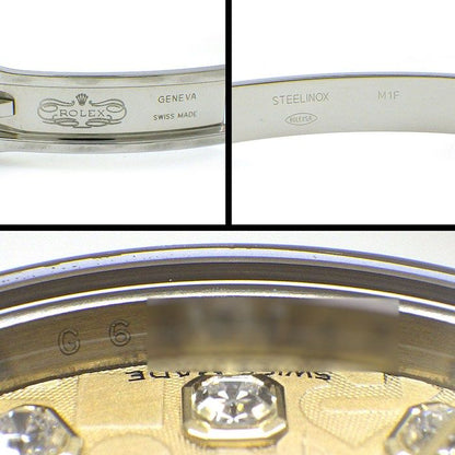 Rolex Watch Datejust Number Roulett 10 Points Diamond Index Champagne Color — view 5