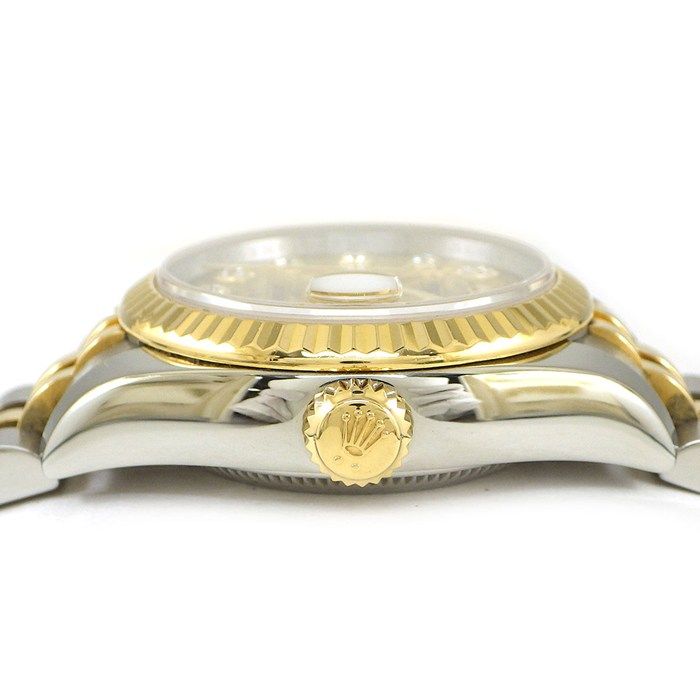 Rolex Watch Datejust Number Roulett 10 Points Diamond Index Champagne Color — view 2