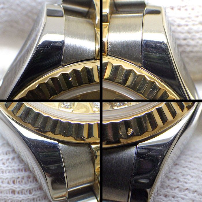 Rolex Watch Datejust Number Roulett 10 Points Diamond Index Champagne Color — view 6