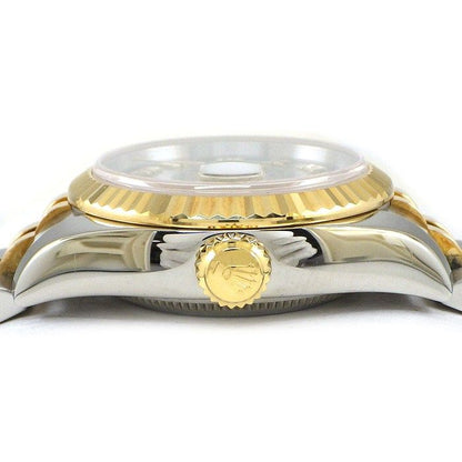 Rolex Watch Datejust No Roman Index Sunray Gray Dial Full Ted Bezel Jubilee — view 2
