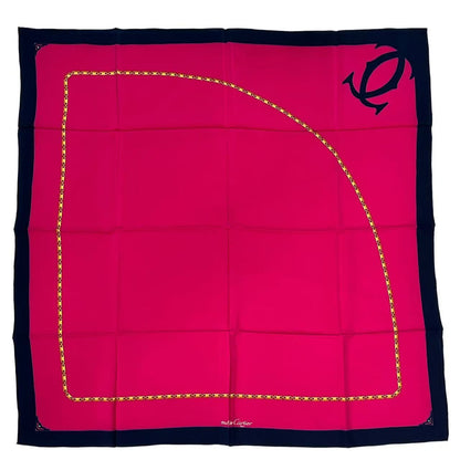 Cartier Scarf Silk Must de Cartier Chain Pattern Pink — view 2