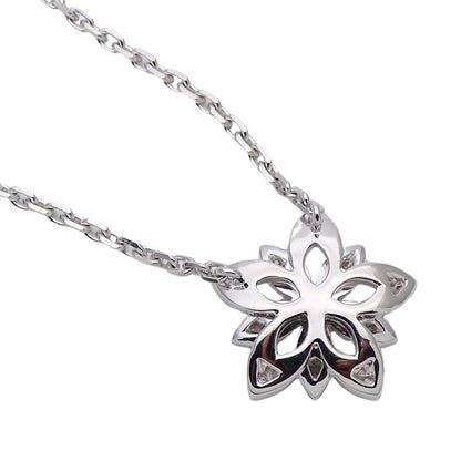 Van Cleef & Arpels Necklace Diamond Lotus Mini White Gold Polished — view 4
