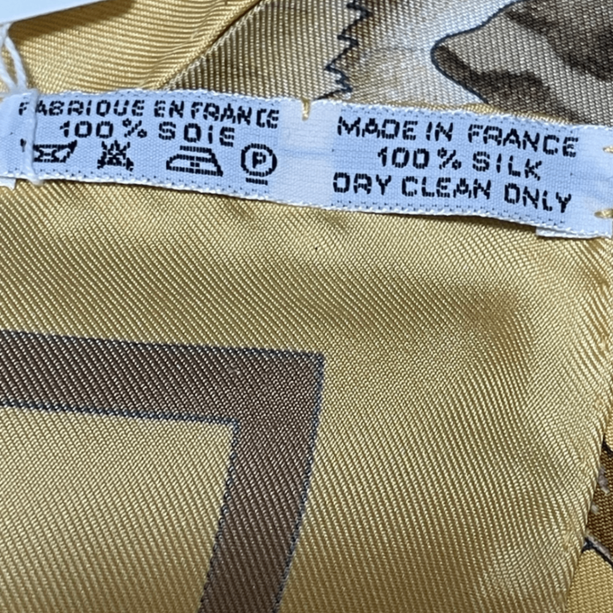 Hermes Carre 90 Casse Noisette Nutcracker Squirrel Pattern Nut Scarf Silk — view 6