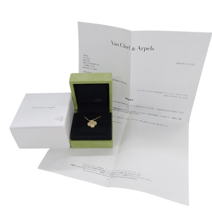 Van Cleef & Arpels Necklace Vintage Alhambra Diamond Yellow Gold Polished — view 7