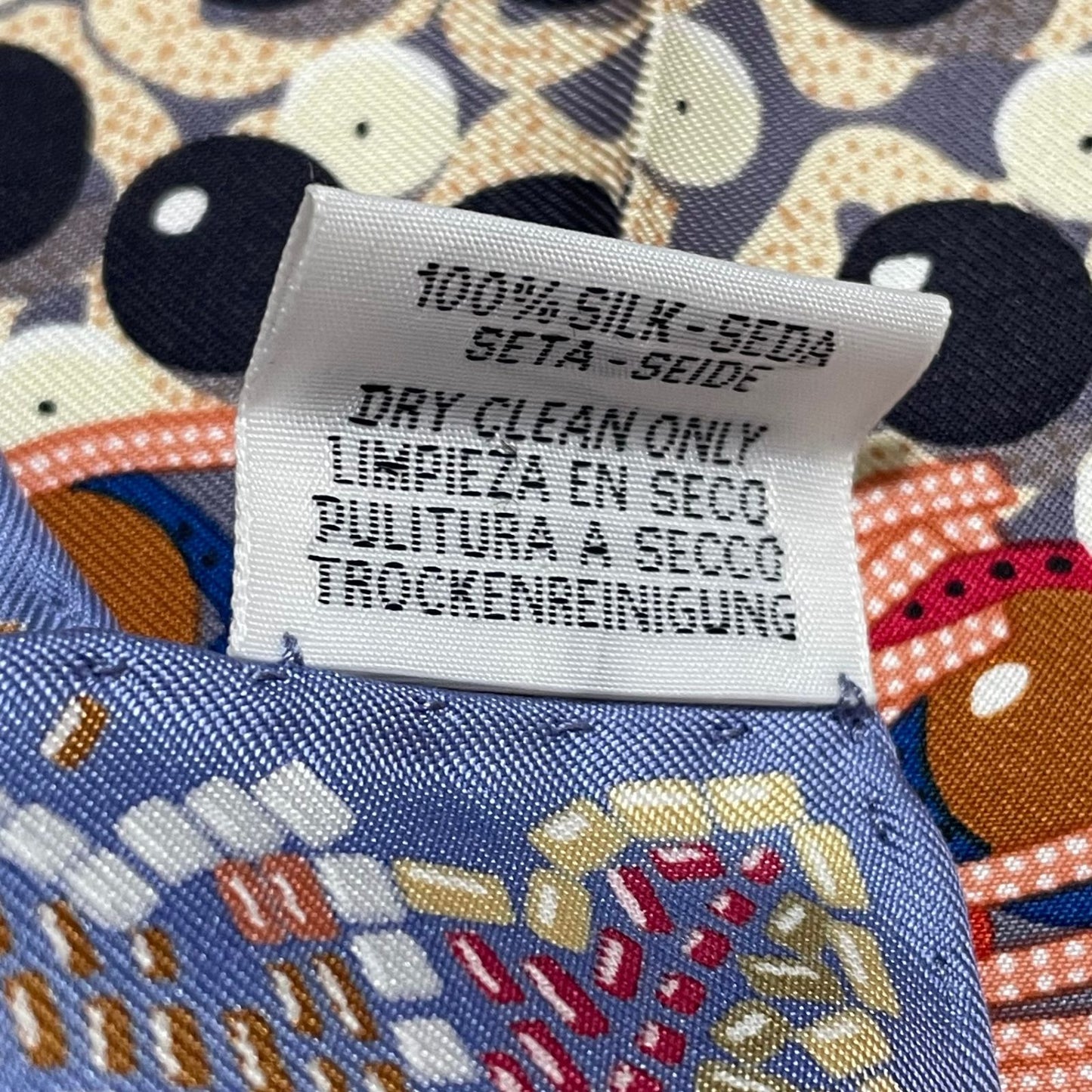 Hermes Costume de Fete Carre 90 Silk Scarf Multicolor — view 7