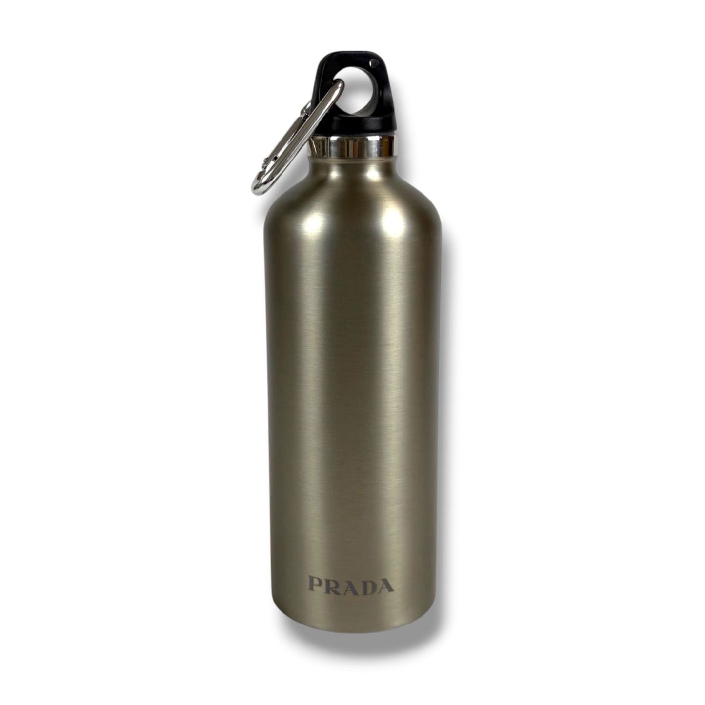 Prada Water Bottle Tumbler Boxed Argento Silver — view 3