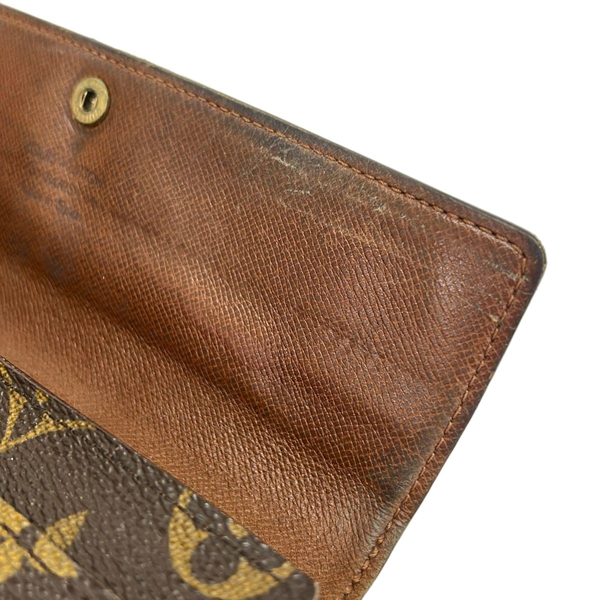 Louis Vuitton Wallet Monogram Pochette Porte-Monnaie Cles Leather — view 8
