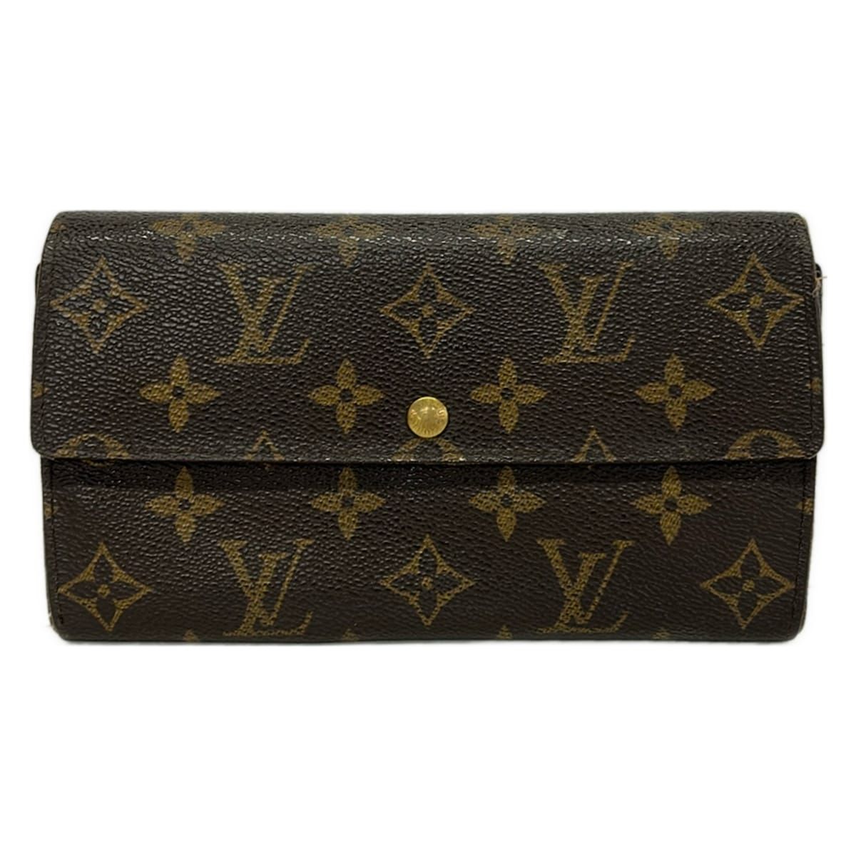 Louis Vuitton Wallet Monogram Pochette Porte-Monnaie Cles Leather